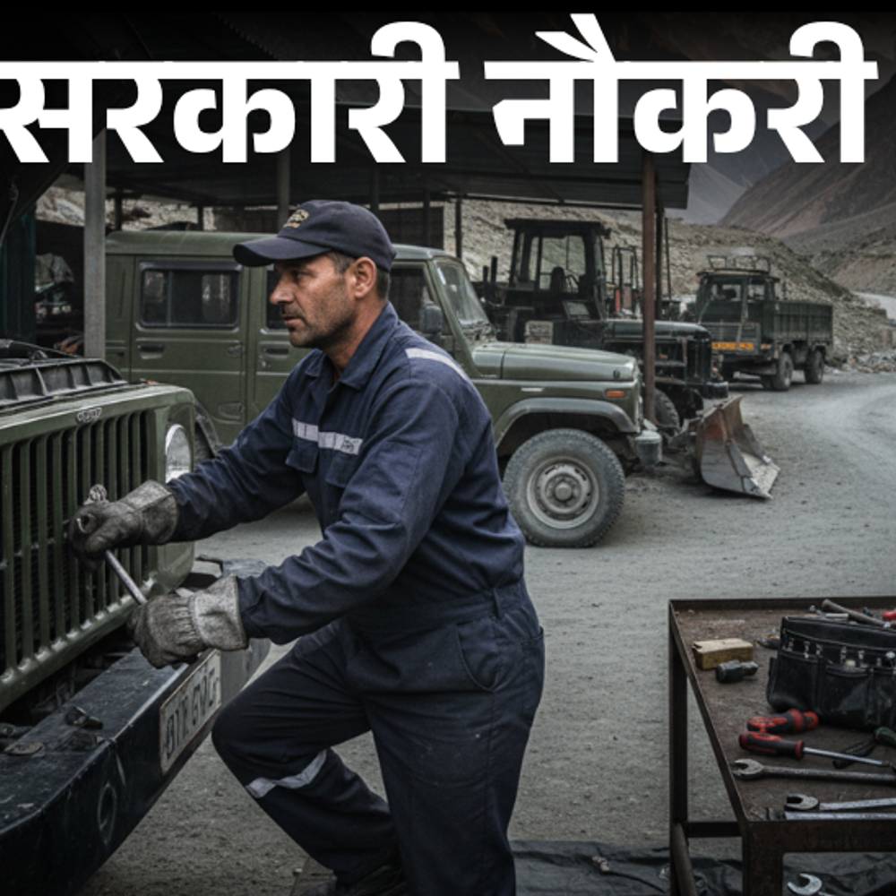 सरकारी नौकरी:बॉर्डर रोड ऑर्गेनाइजेशन में 542 पदों पर भर्ती का नोटिफिकेशन जारी; 11 अक्टूबर से आवेदन शुरू, 10वीं पास करें अप्लाई